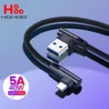 Schnell ladung 5a USB Typ C Kabel für Xiaomi Poco F3 X3 Pro Kabel für Redmi K60 50 40 30 Pro Note