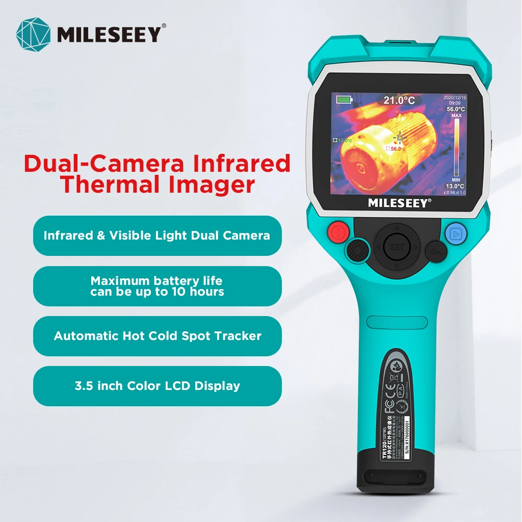 Mileseey TR120 Professionelle Thermische Imager Hohe Auflösung Infrarot Thermische Kamera Hohe Senstive Thermische Imager für Reparatur Image