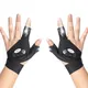 Nacht Licht Wasserdicht Angeln Handschuhe mit LED Taschenlampe Rettungs Werkzeuge Outdoor Gear