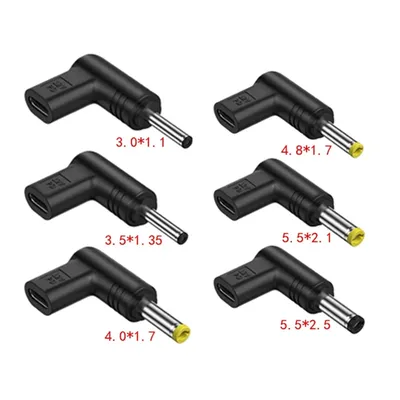 Laptop DC Power Adapter Kits USB Typ C Weibliche zu DC Plug Power Stecker Image