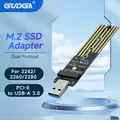 Doppel protokoll m2 ssd Karte m.2 zu USB Adapter m.2 nvme pcie ngff sata m2 Karte für 2230 2242 2260