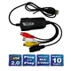 USB 2 0 Audio Video Capture Card Einfach zu kappe Adapter VHS TO DVD Video Capture für Windows
