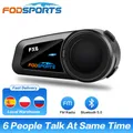 Fodsports FX6 Helm Bluetooth Intercom BT 5.0 Interphone Motorradhelm Bluetooth Headset