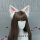 Neue Hand Made Cat Fox Ohren Kopf Band LOL Cosplay DIY Ohr Lolita Weiß Rosa Haarband Headwear für