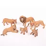 Realistische Lion Figur Familie Lions Aktion Spielzeug Figuren mit König Lion Löwinnen Cubs