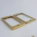 1 Set Gold Pickup Montage Ringe für Humbucker Pickups Abdeckung Rahmen Flache Top Set Ersatz