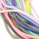 1 4 m Farbe telefon Draht Schnur Seil Protecto Anti-brechen frühling schutz seil für USB Ladekabel