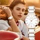 OLEVS Keramik Armband Quarz Frauen Uhr Wasserdicht Luxury Brand Uhr Für Frauen Mode Elegante Damen