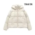 TRAF ZR Winter Women's Cold Coat Winter Jackets for Women 2023 Warm Thermal Parkas Woman Winter Coat