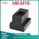 2 stücke M6 M8 M10 M12 M16 M18 Oxided 45# Stahl Grade 8 8 Finish T-Slot HRC:23-32 T-mutter T-block