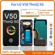 6.4 "Original AMOLED Für LG V50 ThinQ 5G V500 V500N V500EM LCD Display Touchscreen Digitizer Für LG