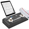 Lekato Tuner Pedal Drahtlose Externe Seite Gitarre Effekt Pedal Seite Turner Pedal für Gitarre