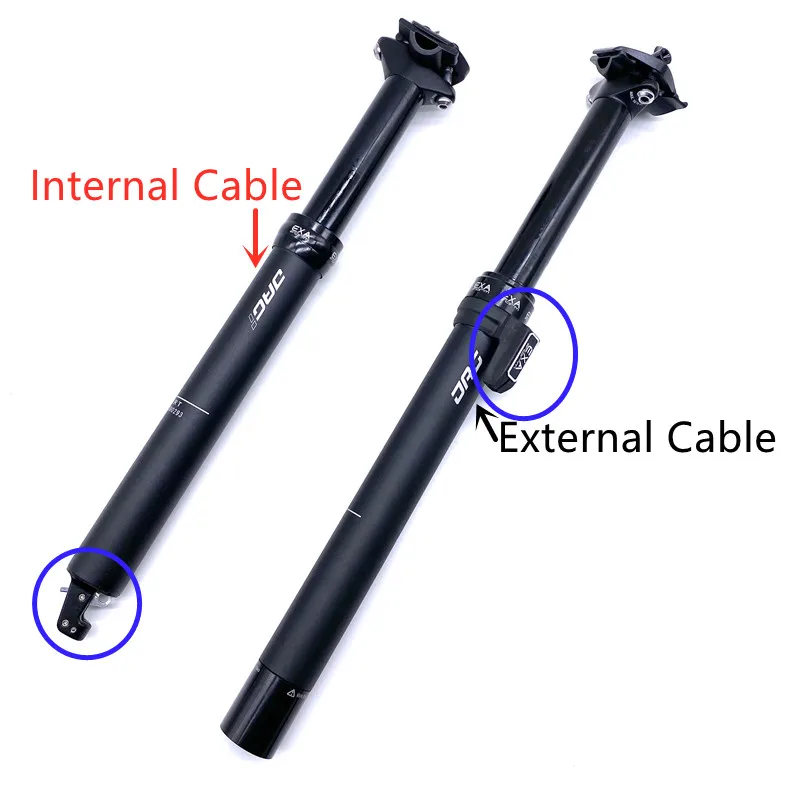 KS JAG MTB dropper Sattelstütze interne routing externe kabel fern reise 100/125/150mm exaform JAG-I fahrrad Sitz Post Image