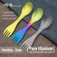 TiTo Titan Spork Löffel Ultraleicht Kochgeschirr Tragbare für Outdoor Camping Picknick Zubehör