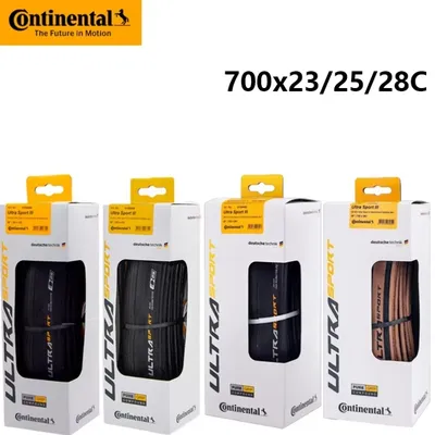 Continental ULTRA SPORT III Original Anti-Pannen-Straßenreifen in Wettkampfqualität, faltbarer Straßenreifen für Anfängertraining, 700 x 23/25/28 °C