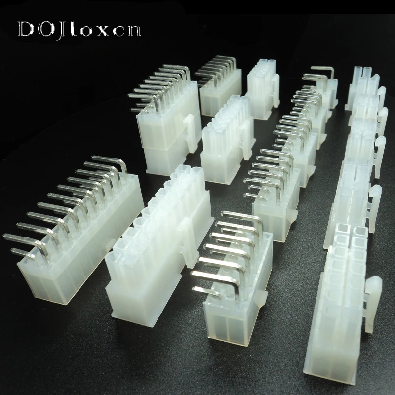 5 Sets Molex Automotive Kabelsteckverbinder 5557 Serie 2P 4P 6P 8P 10P 12P 14P 16P 18P 20P 22P 24P 4,2mm Stecker und Buchse Image