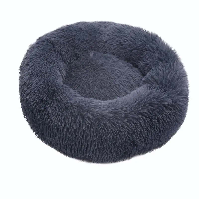 Super Weiche Haustier Hund Katze Bett Plüsch Volle Größe Waschbar Ruhe Bett Donut Bett Komfortable Schlaf Bett Für Große Medium kleine Hunde