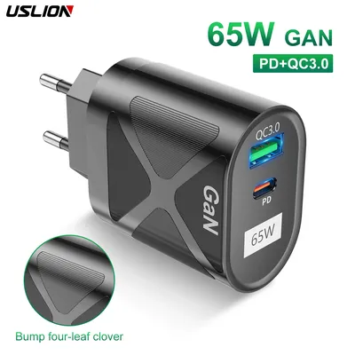 65W GaN Ladegerät Desktop Tablet Laptop Schnelle Ladegerät Typ C PD Schnell Ladegerät EU KR Stecker Adapter Für iPhone 13 12Pro Telefon Ladegerät