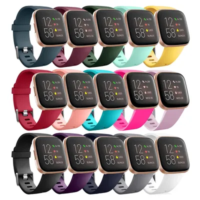 Silikon Ersatz Band Für Fitbit Versa 2 Smart Uhr Zubehör Armband Armband Für Fitbit Versa/Versa Lite
