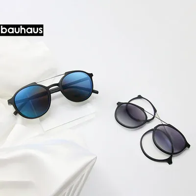 Bauhaus Magnetische Sonnenbrille Polarisierte Sonnenbrille Myopie gläser rahmen fünf farbe mode