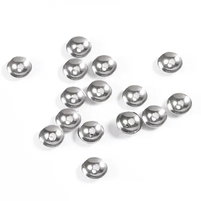 200 stück Lose Spacer Perlen Caps Edelstahl Runde Kegel Ende Perlen Kappe 3/4/5/6/8mm Zubehör Für