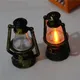 1:12 1:6 skala Mini Kerosin Laterne Puppe Haus Dekor Miniatur Öl Lampe Ornamente Fee Garten Zubehör