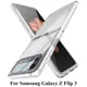 Klare schlanke Handy hülle für Samsung Z Flip 5 3 4 Silikon PC-Abdeckung für Samsung Galaxy Z Flip 5