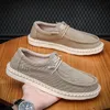 Neue Männer Plus Größe Casual Denim Leinwand Schuhe Flache Vulkanisieren Schuhe Mode Britischen Designer Atmungs Licht Männer Turnschuhe Müßiggänger