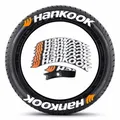 3D Rad Reifen Buchstaben Geeignet für HANKOOK Aufkleber PVC Kühlen Auto Styling Reifen Decals Decor