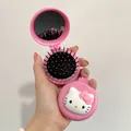 Hello kitty Make-up Spiegel Sanrio Zubehör y2k Anime meine Melodie Kuromi Faltluft tragbare Kamm