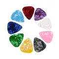 10PCS Gitarre Picks Plektrum Vermittler Celluloid Elektro Glatte Gitarre Picks Bass Akustische