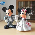 7 cm Disney Cartoon Minnie Mickey Maus Aktion Hochzeit Geschenke Puppen Kinder Spielzeug Figuren