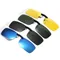 Hochklappbare Clip-on-Sonnenbrille, polarisierte Sonnenbrille, Metallclip, randlose Sonnenbrille für verschreibungspflichtige Brillen, Fahrbrillen