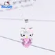 Sanrio Hello kitty animierte Diamant Halskette Cartoon Mädchen Prinzessin Kawaii Liebe niedlichen