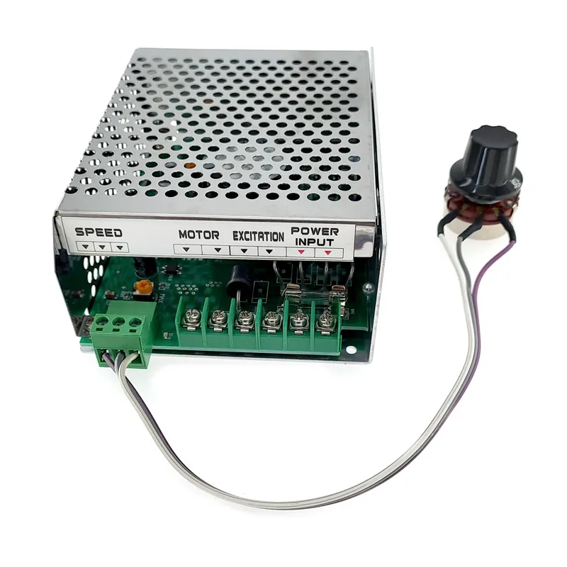 DC 0-220V 6A Geschwindigkeit Regler PWM für DC Motor Control Versorgung AC 110V-220V eingang speed controller WK622 Spindel motor Image