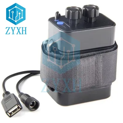 Wasserdicht 4*18650/6*18650 Batterie Power Bank Fall USB Lade Outdoor Fahrrad Licht Pack Lagerung Halter box Shell Mit Draht Image