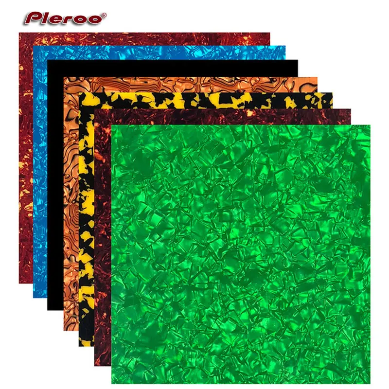 24 cm x 22 cm hochwertiges Schlagbrett für Akustikgitarre, Zelluloid-Material, leeres Blatt, selbstklebende Schlagplatte Image