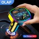 OLAF 4 8 EIN Auto Ladegerät Schnelle Lade U Disk MP3 Player Bluetooth 5 0 FM Transmitter Hands-Free