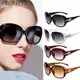 Elegante Damen Großen Rahmen Sonnenbrille Anti-Uv Retro Gläser Vintage Gradient Lens Sonnenbrille