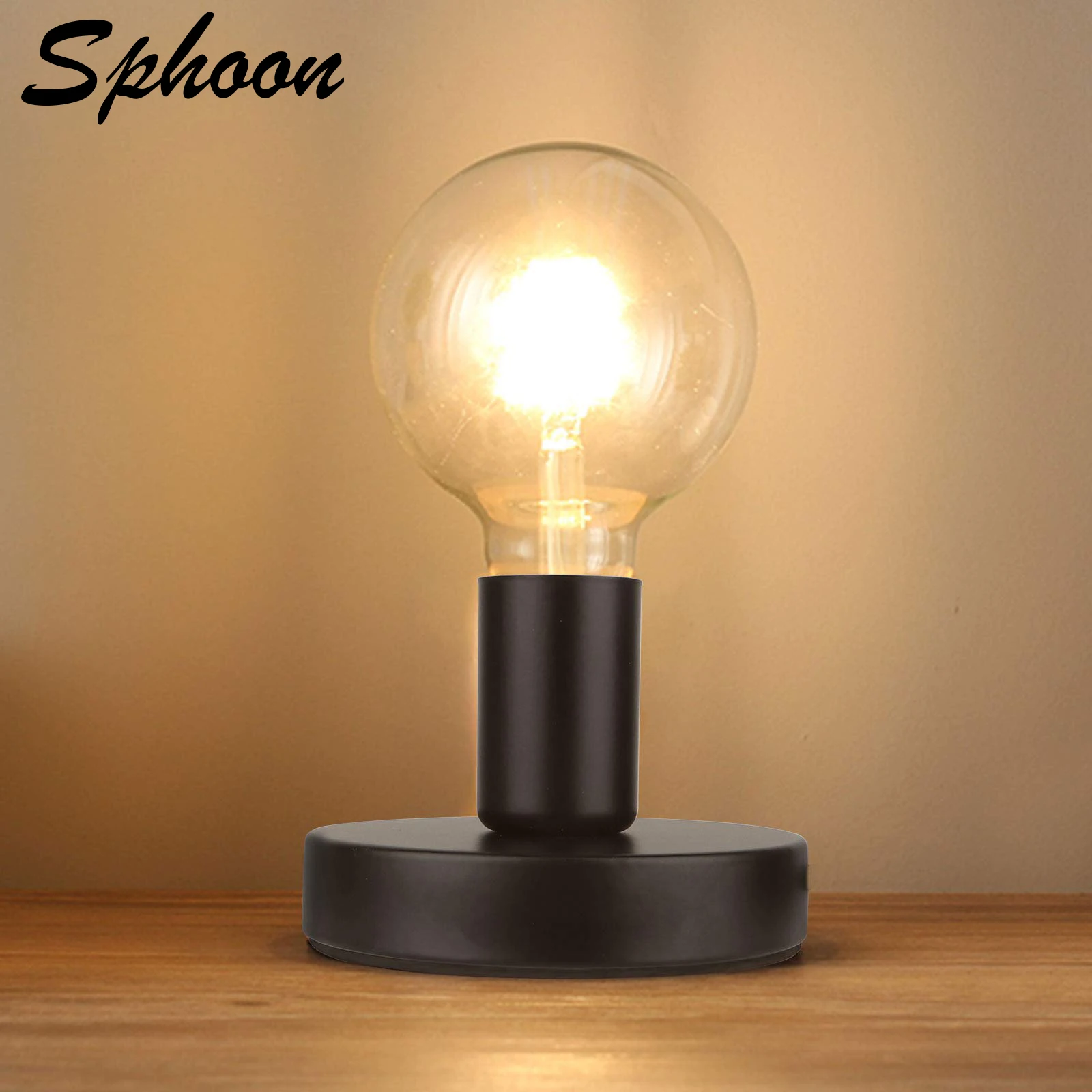 5 Farben Metall-Desktop-Lampensockel 1,8 m Kabel E27 E26 Basishalter mit Ein-/Aus-Schalter, EU-US-Stecker, Schraubsockel für Tischlampe