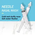 2Pcs 10ML Nadel Rohr Nasensauger Baby Pflege Nasensauger Reiniger Baby Rhinitis Nasen Washer