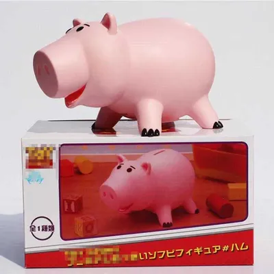 20cm Toy Story 4 Hamm Piggy Bank Rosa Schwein Münze Box PVC Figur Spielzeug Puppe weihnachten