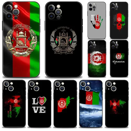 Afghanische afghanistan flagge für apple iphone xr 11 13 pro max 8 plus 12 14 xs x 7 se2 6s 5 se2022