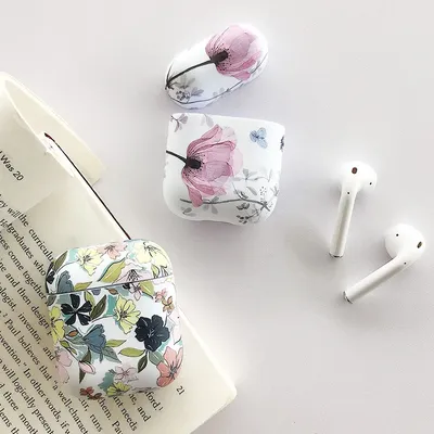 Kunstblumen-Kopfhörerhülle für Apple Airpods 2 1 3, Airpods-Hülle, niedliche leuchtende