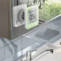 LCD bad uhr digitale wasserdichte dusche uhr timer temperatur und feuchtigkeit wand dusche uhr küche