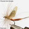 River runs Qualität realistische Fliegen Eintagsfliege Trocken fliegen Farben Forelle UV Super