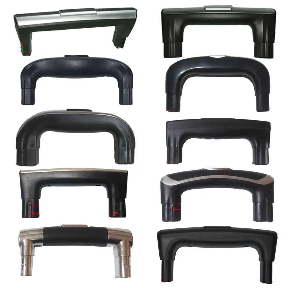Koffer Griff Ersatz Teleskop Stange Halter Trolley Zubehör Taste Push Griff Gepäck Teile Reparatur