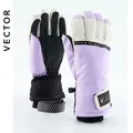 VECTOR Ski Handschuhe Wasserdichte Handschuhe mit Touchscreen Funktion Snowboard Thermische