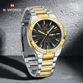 Top Original Marke Navi force Quarzuhren für Männer Luxus wasserdichte Edelstahl Casual Armbanduhr