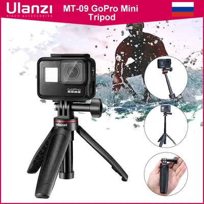 Ulanzi MT-09 verlängern gopro vlog stativ mini tragbares stativ für gopro hero 12 11 10 9 8 7 6